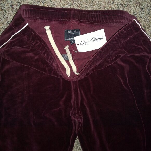 TODD SNYDER Velour Joggers - Picture 2 of 8